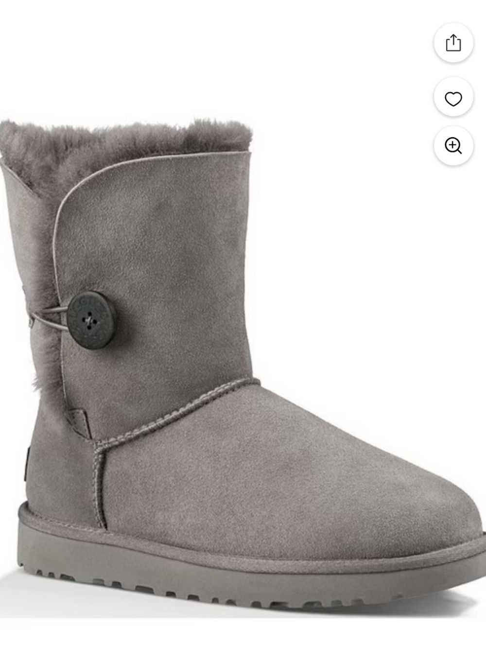UGG Bailey Button Boot in Grey (W5)